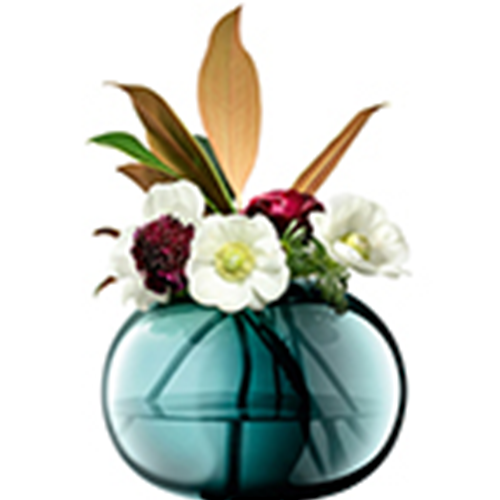 Epoque Vase H18cm Peacock/Lustre