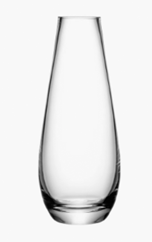Flower Tall Stem Vase H29cm Clear