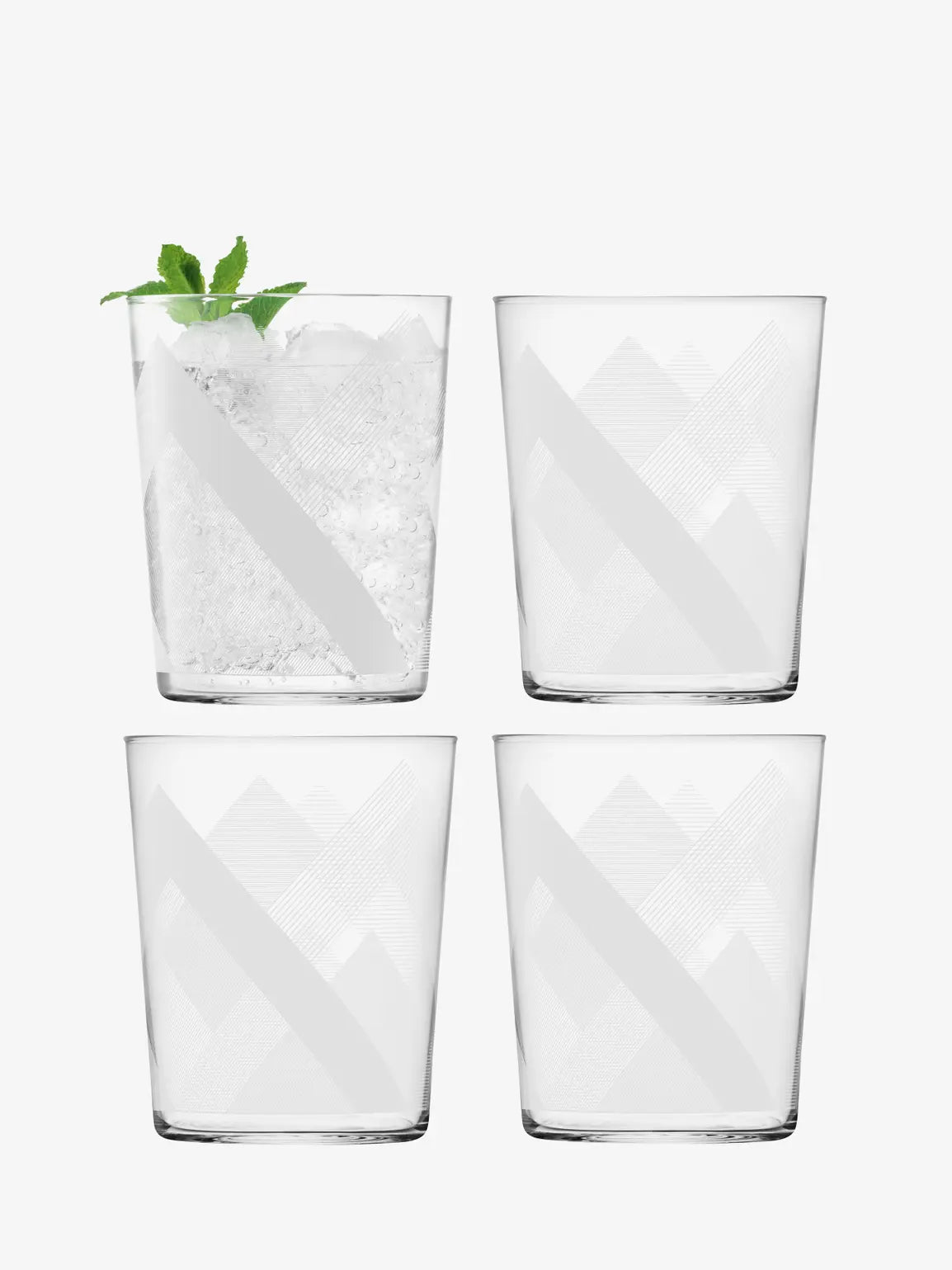 Peaks Tumbler 560ml Frost x 4