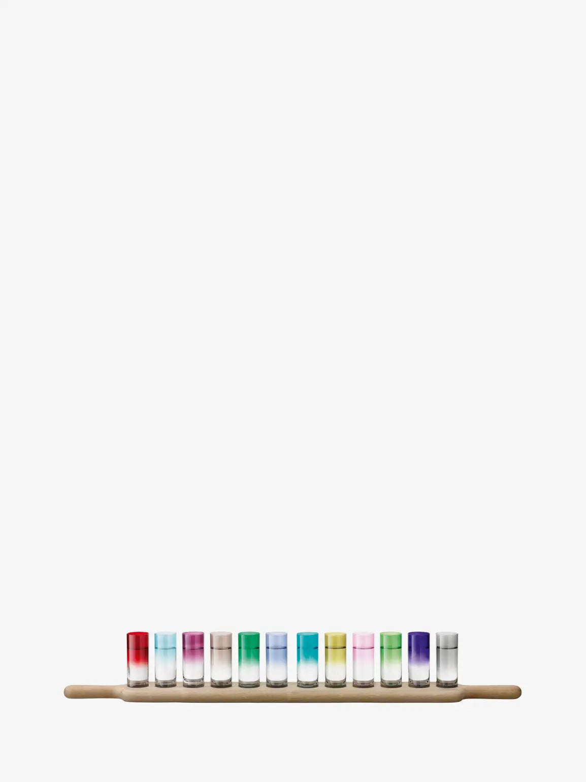 Paddle Grand Vodka Set & Oak Paddle L77cm Assorted Colours