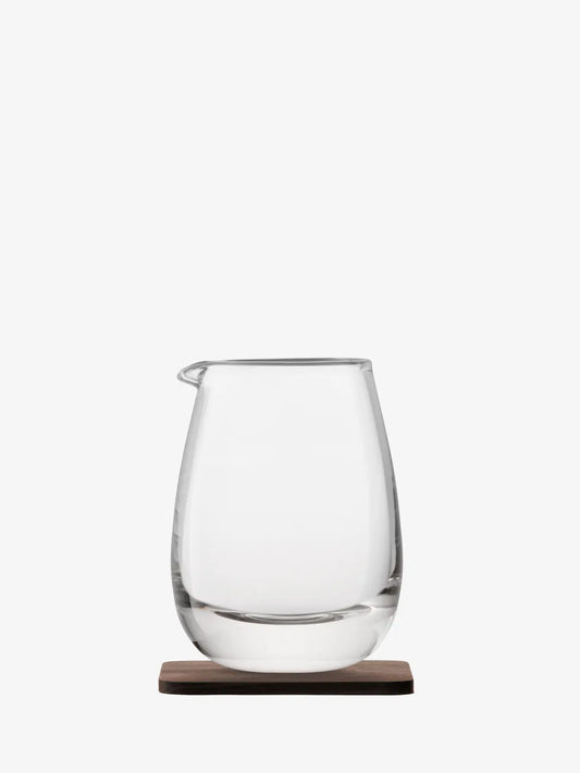 Whisky Islay Jug 300 ml Clear Walnut Coaster