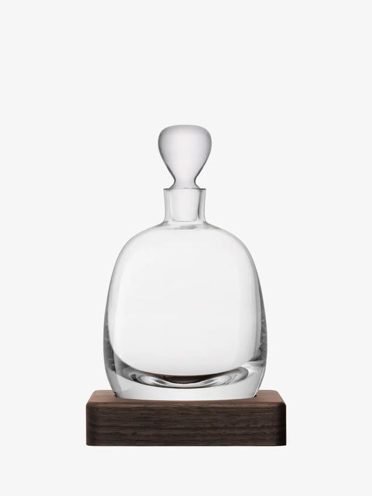 Whisky Islay Decanter 1L Clear and Walnut Base