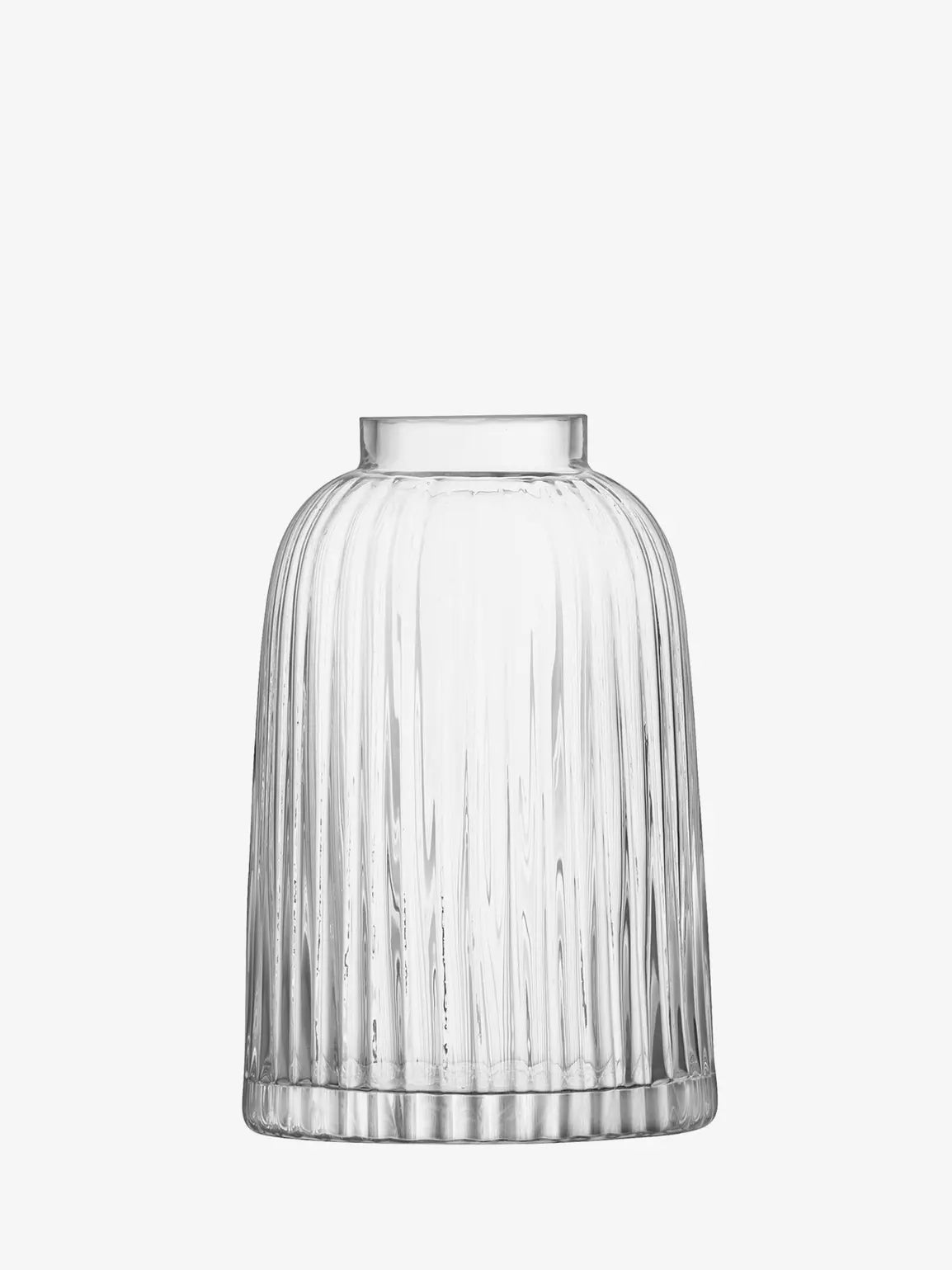 Pleat Vase H20cm Grey