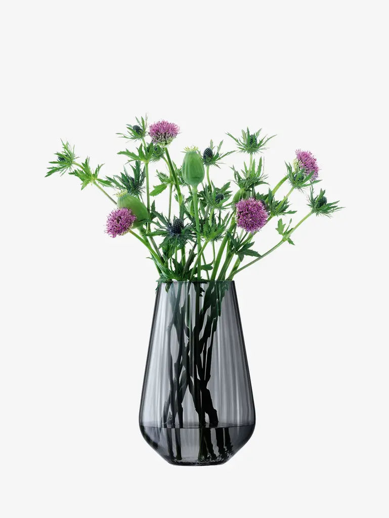 Zinc Vase H28cm Sheer Zinc