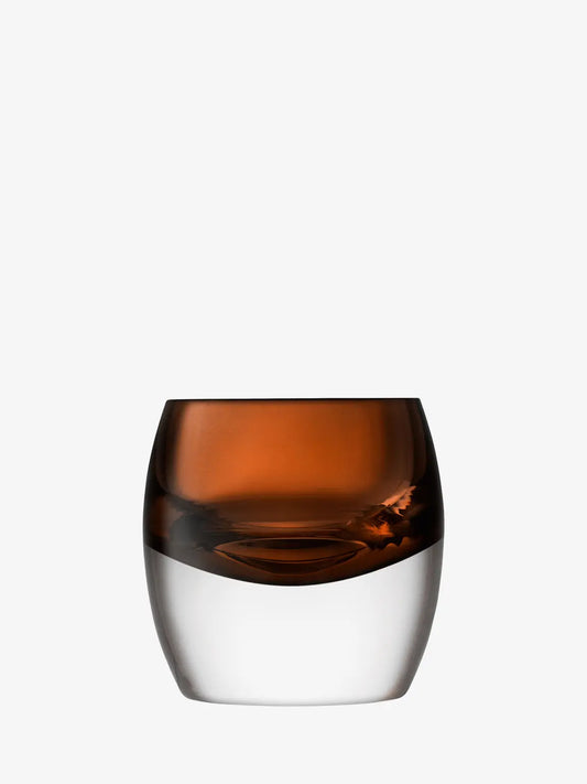 Whisky Club Tumbler 230ml Peat Brown x 2