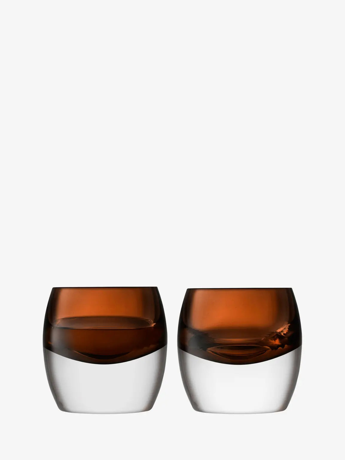 Whisky Club Tumbler 230ml Peat Brown x 2