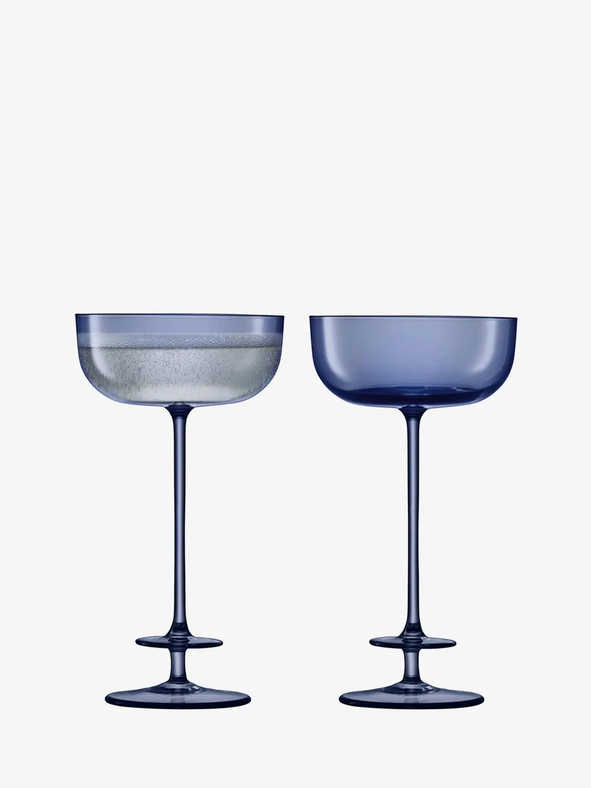 Champagne Theatre Champagne Saucer 210ml Tier/Midnight Blue x 2