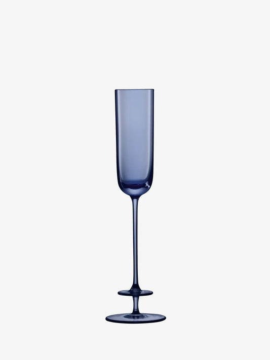 Champagne Theatre Champagne Flute 130ml Tier/Midnight Blue x 2