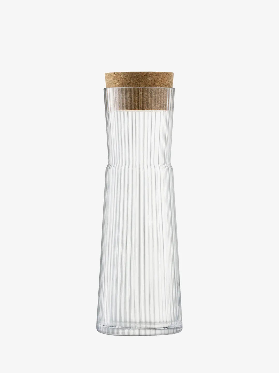 Gio Line Carafe & Cork Stopper 1.35L Clear