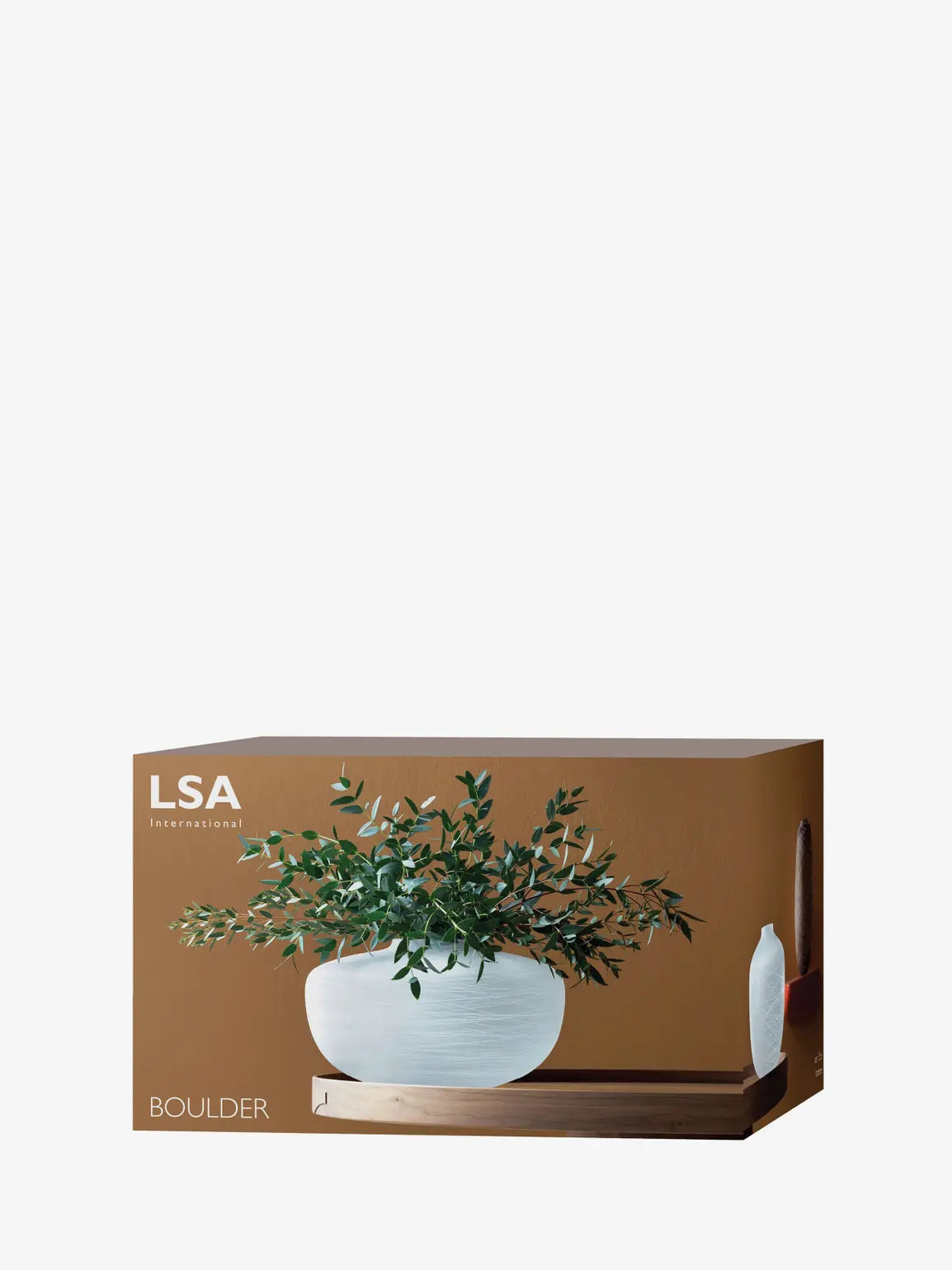 Boulder Vase H17.5cm Chalk Thread