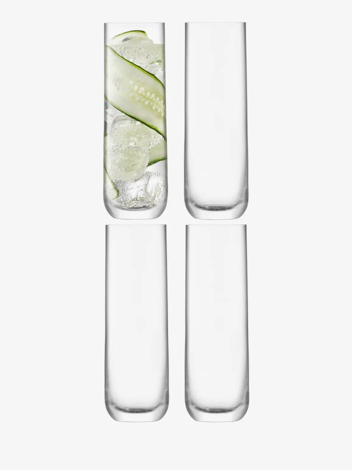 Borough Highball 420ml Clear x 4