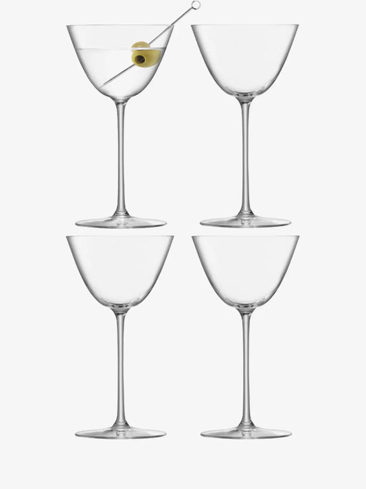 Borough Martini Glass set of 4