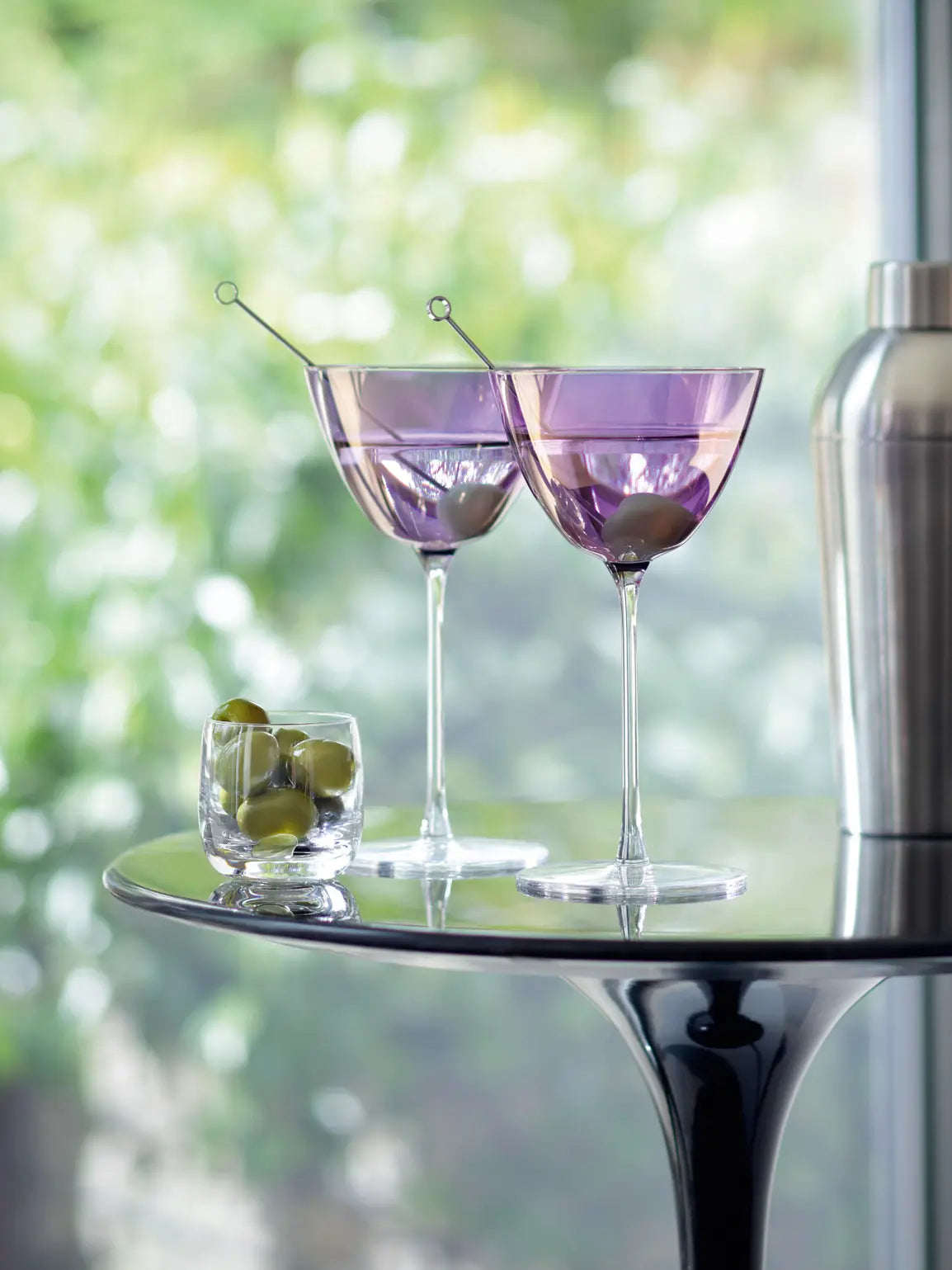Aurora Martini Glass 195ml Polar Violet x 4