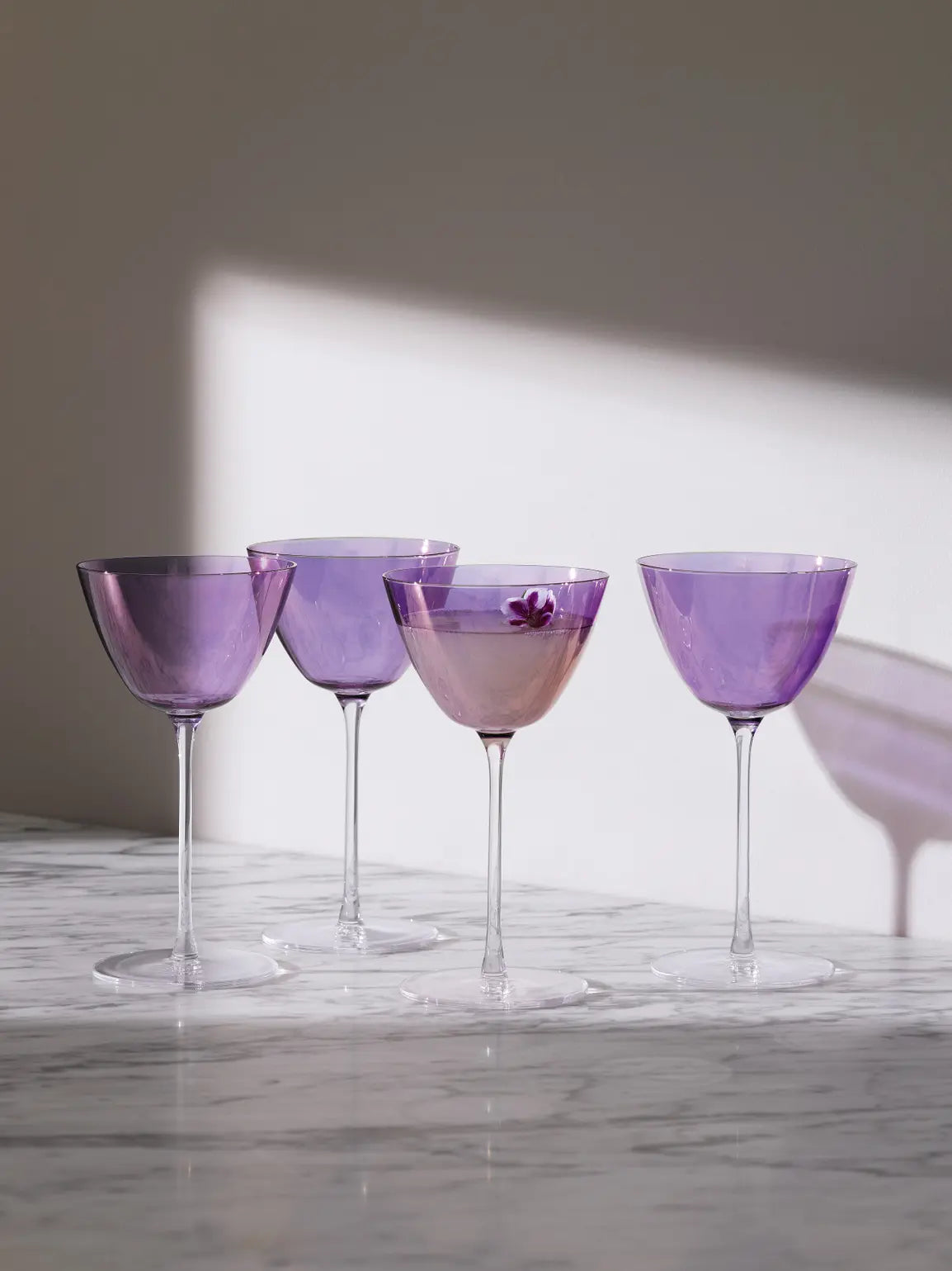 Aurora Martini Glass 195ml Polar Violet x 4