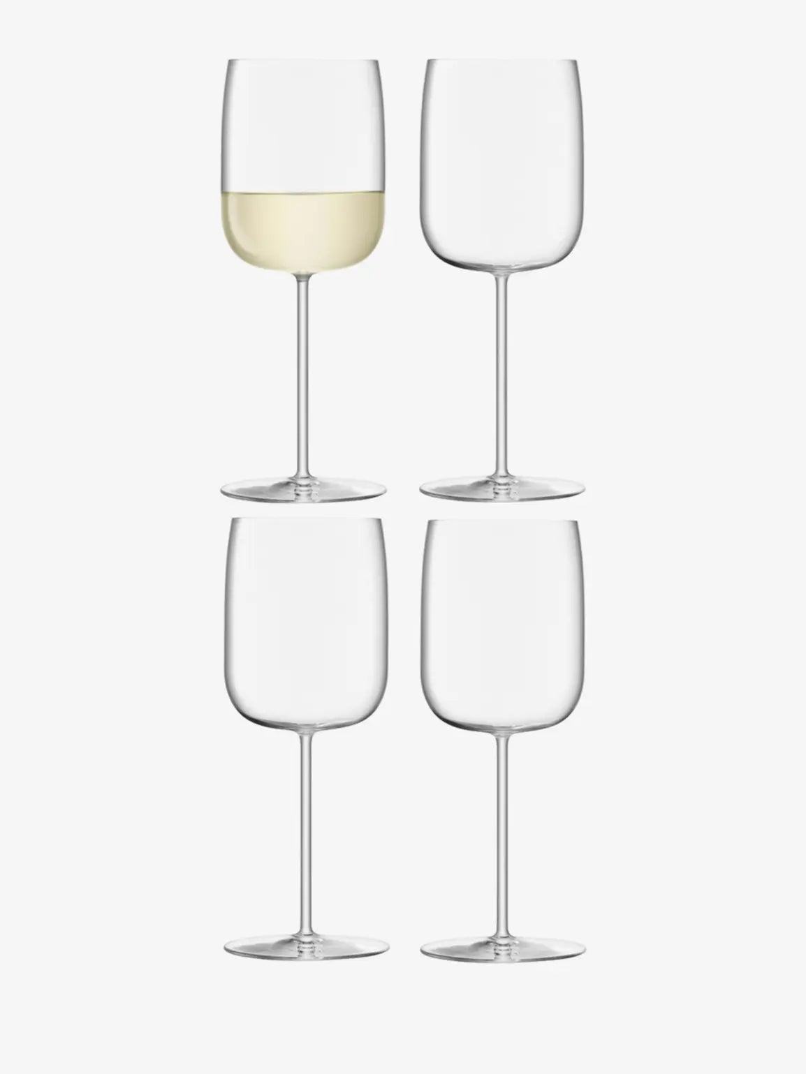 Borough Wine Glass 380ml Clear x 4