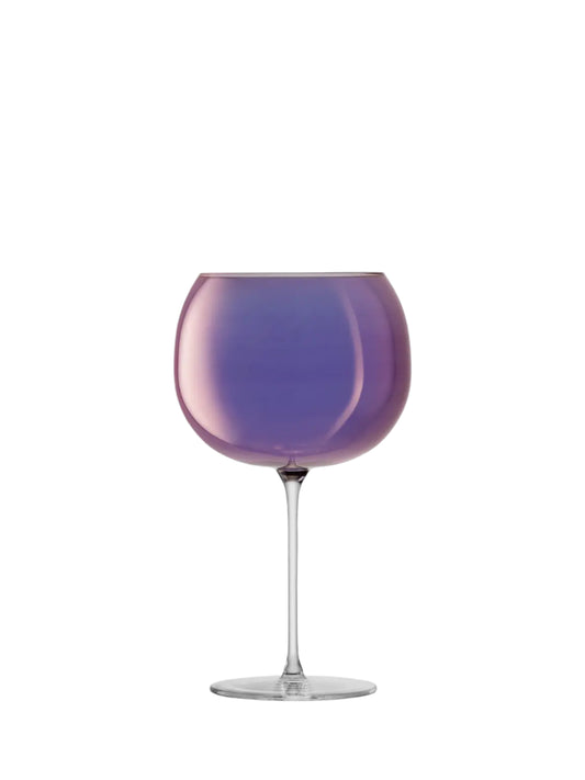 Aurora Balloon Glass 680ml Polar Violet x 4