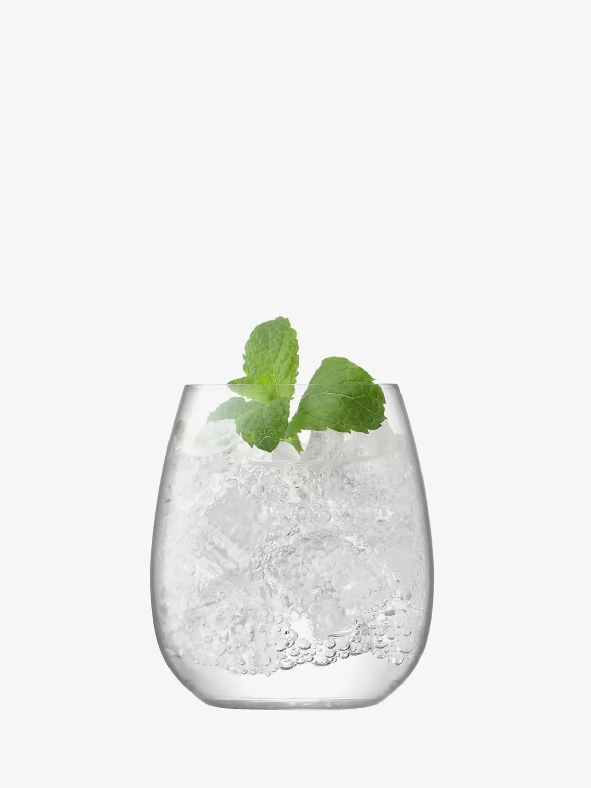 Borough Stemless Glass 455ml Clear x 4