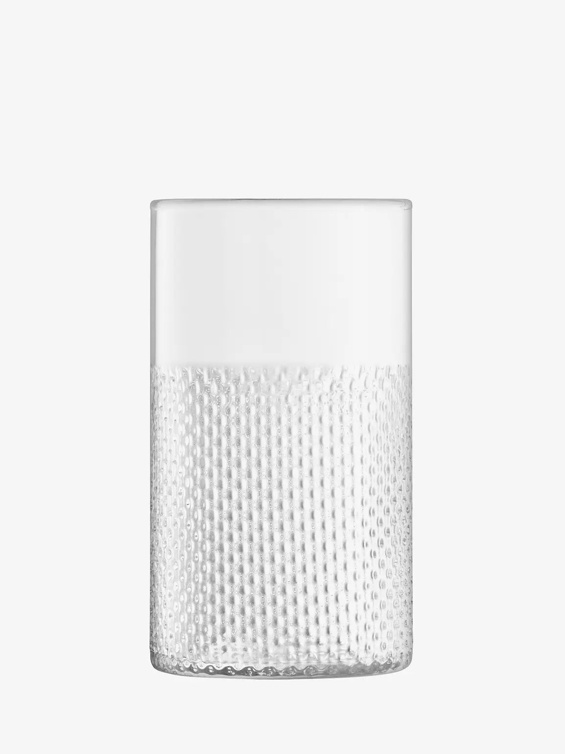 Wicker Vase/Lantern H25cm Clear