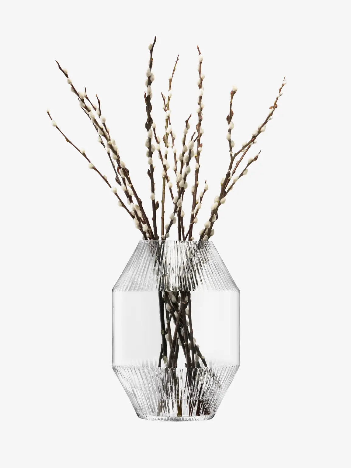 Rotunda Vase H37cm Clear