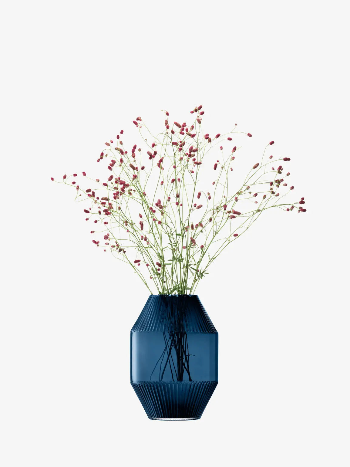 Rotunda Vase H37cm Sapphire