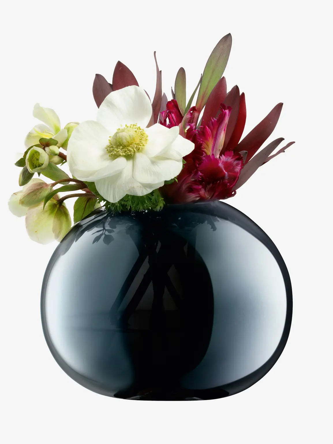 Epoque Vase H13.5cm Sapphire/Lustre