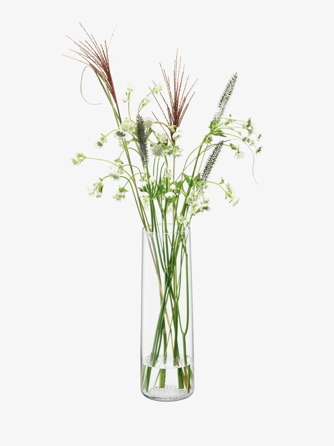 Market Vase H35.5cm Clear