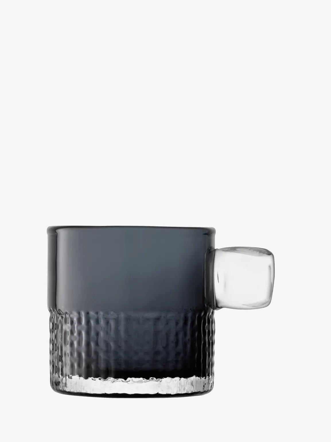 Handle Tealight Holder H9cm Slate