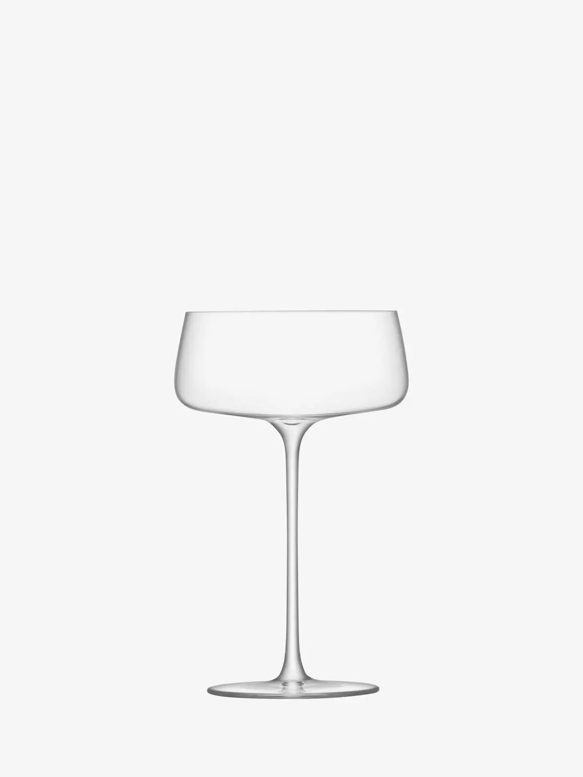 Metropolitan Champagne Saucer 300ml Clear x 4