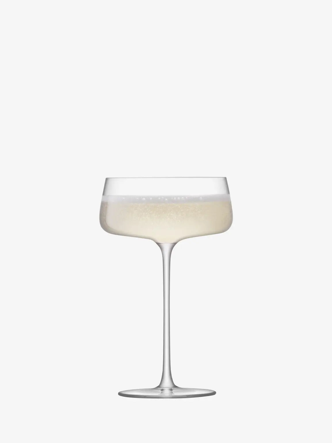 Metropolitan Champagne Saucer 300ml Clear x 4