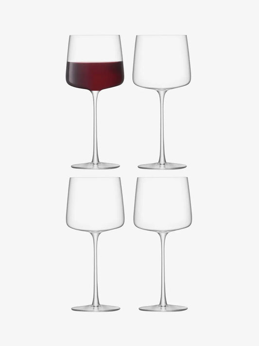 Metropolitan Wine Glass 400ml Clear x 4