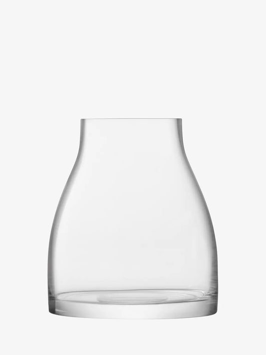 Flower Kiln Vase H21cm Clear