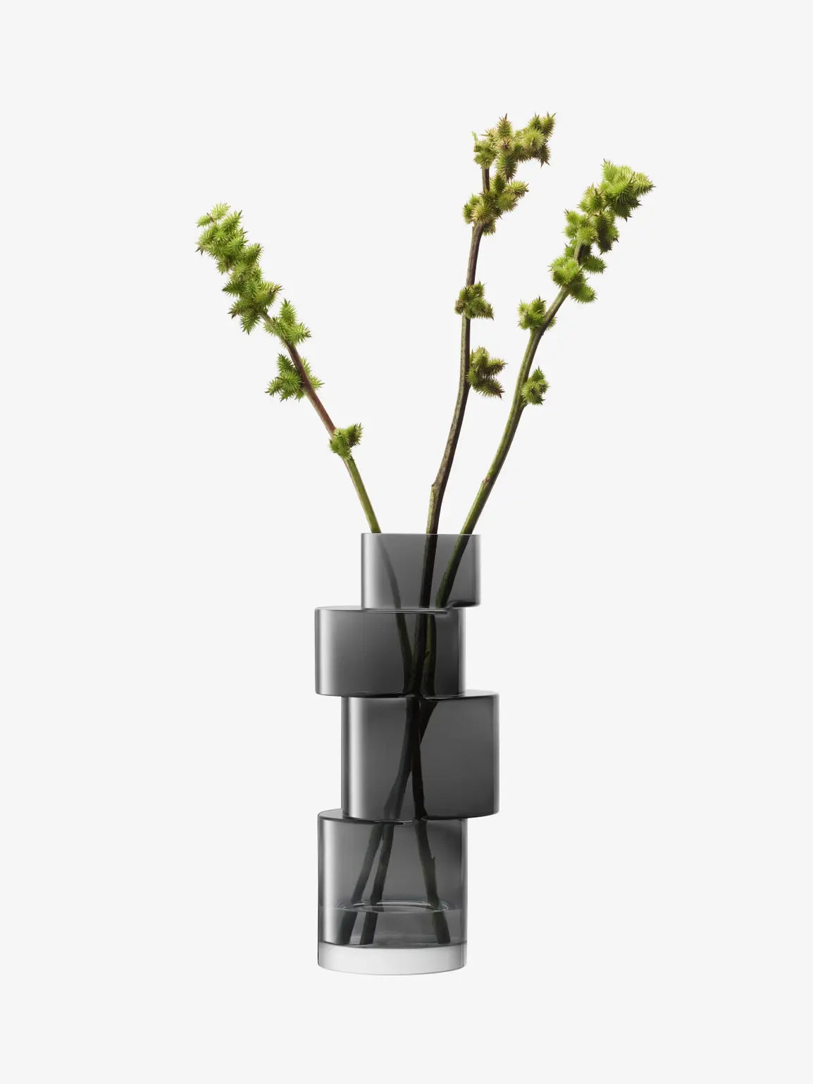 Tier Vase H35cm Slate Grey