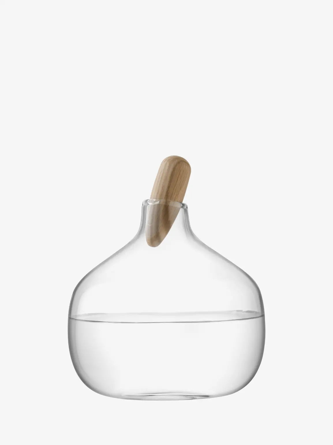 Float Decanter & Oak Stopper 1.3L Clear