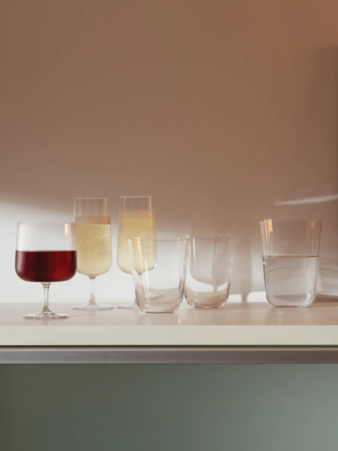 Arc Tumbler 550ml clear x 4