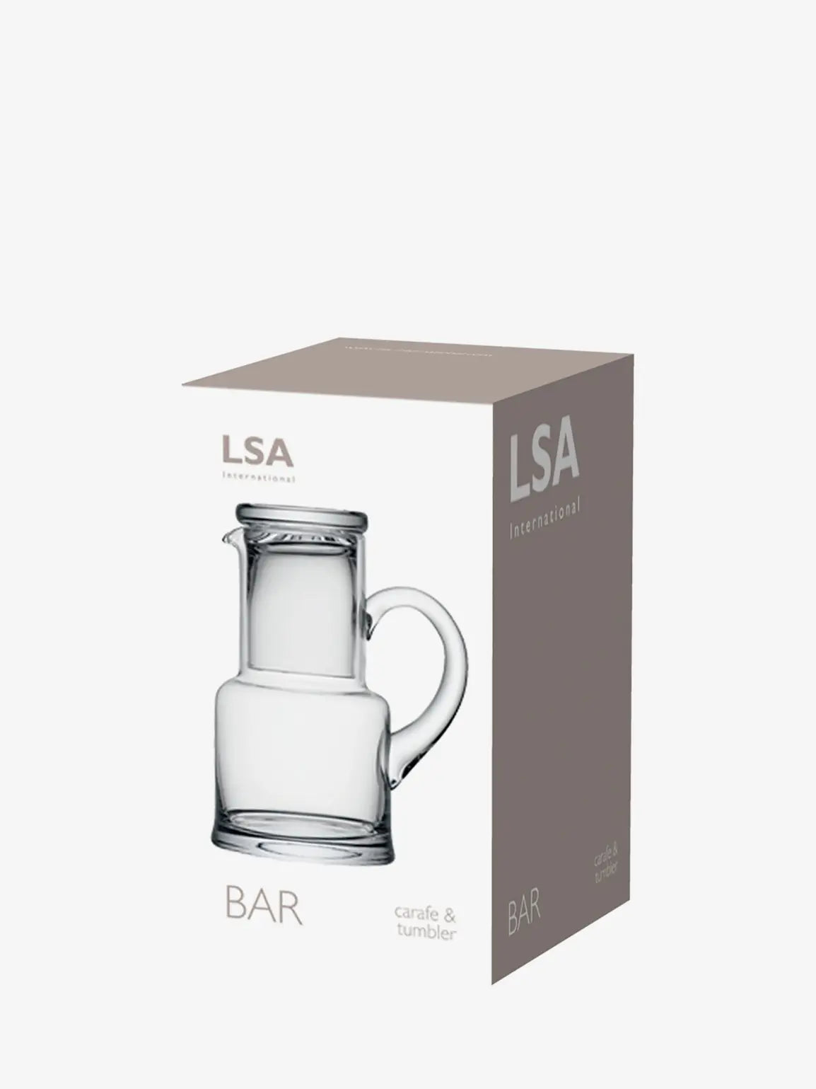 Bar Carafe & Tumbler Clear