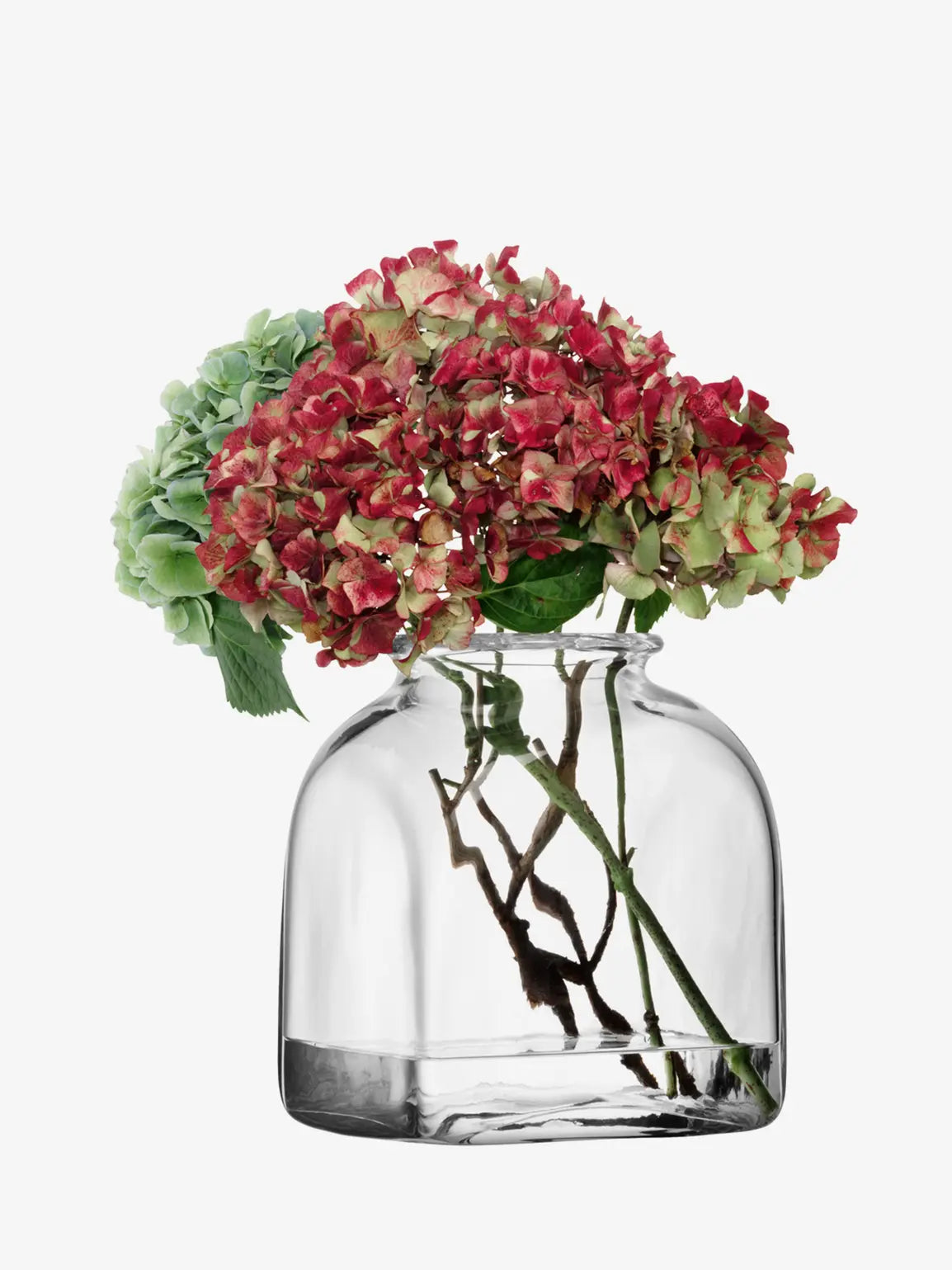 Umberto Vase H24cm Clear