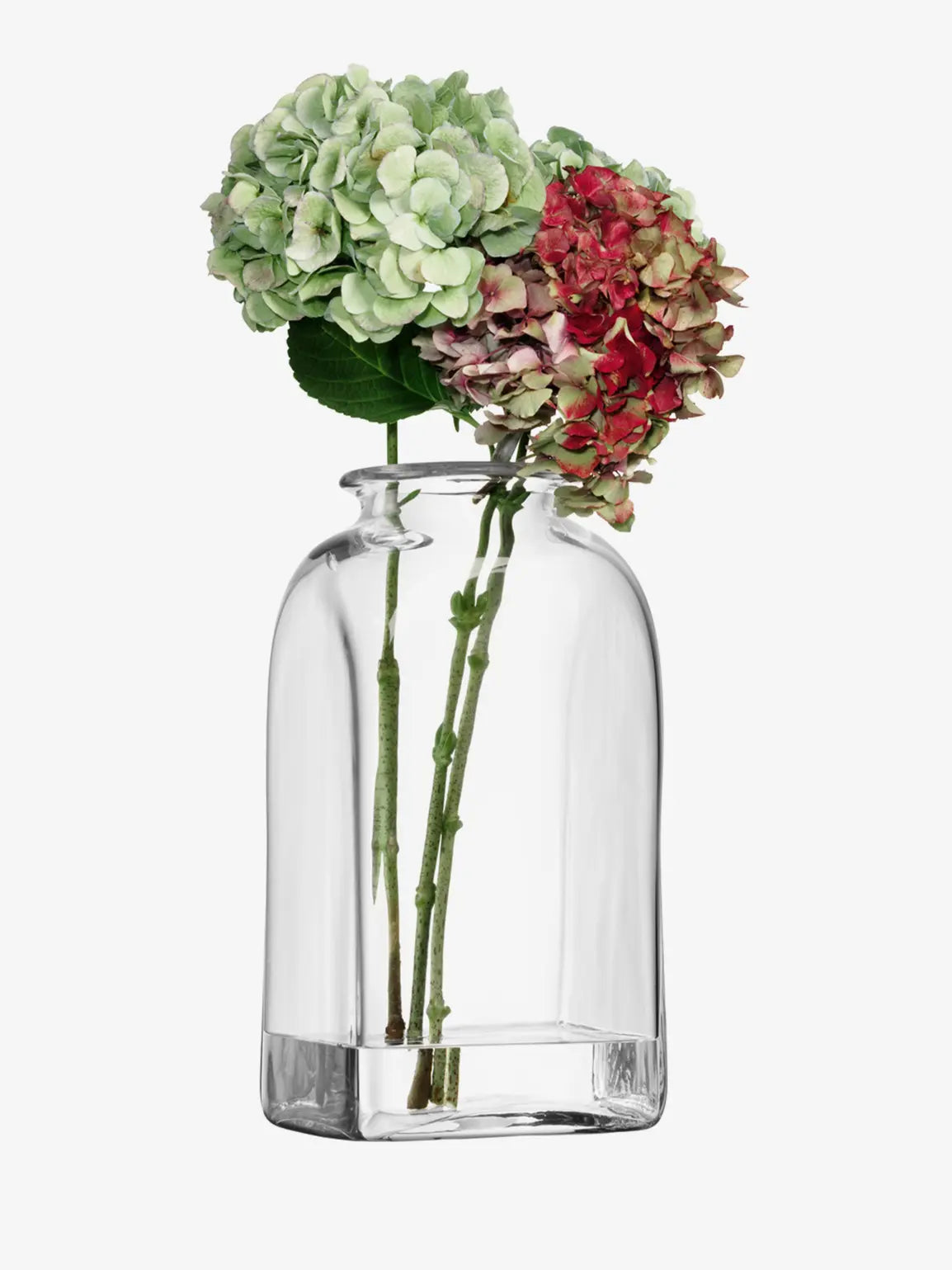 Umberto Vase H40cm Clear