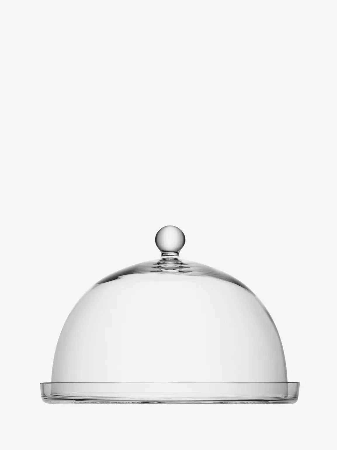 Vienna Plate & Dome 33/30 H22.5cm Clear