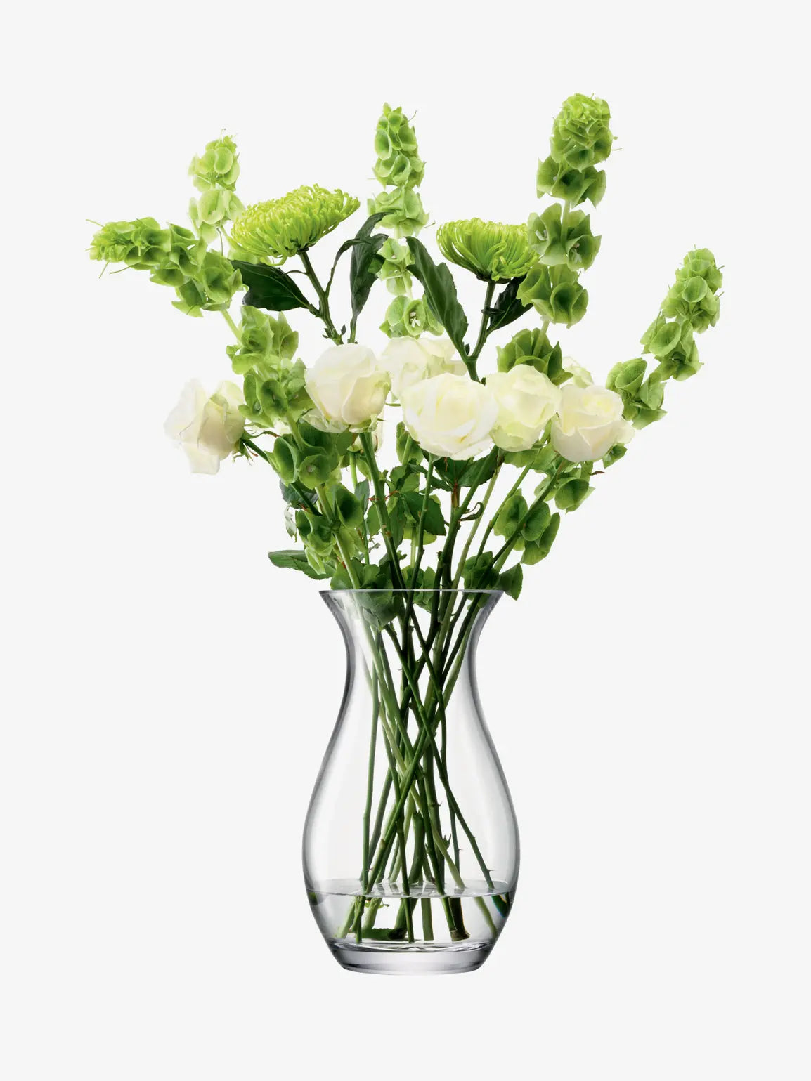 Flower Grand Posy Vase H32cm Clear