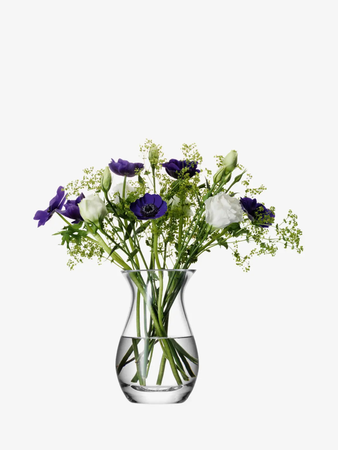 Flower Posy Vase H17.5cm Clear