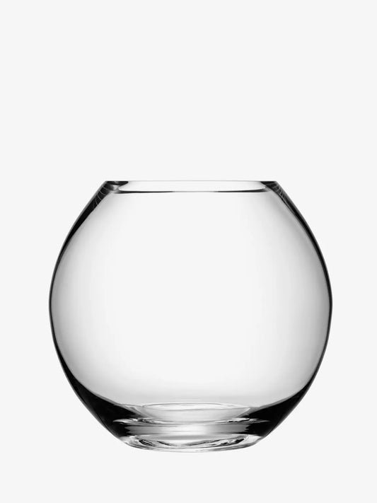 Flower Round Bouquet Vase H22cm Clear