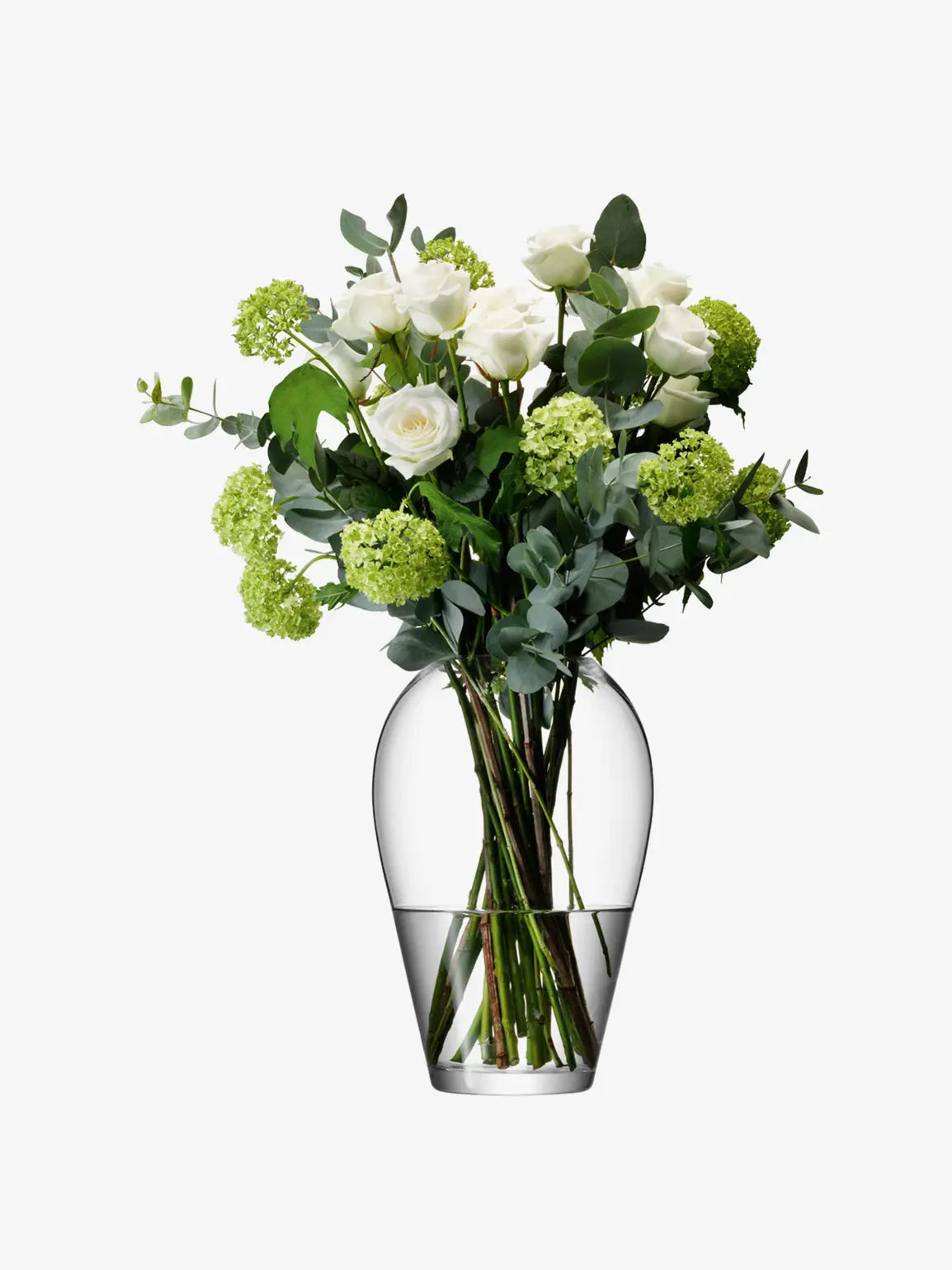 Flower Grand Bouquet Vase H35cm Clear