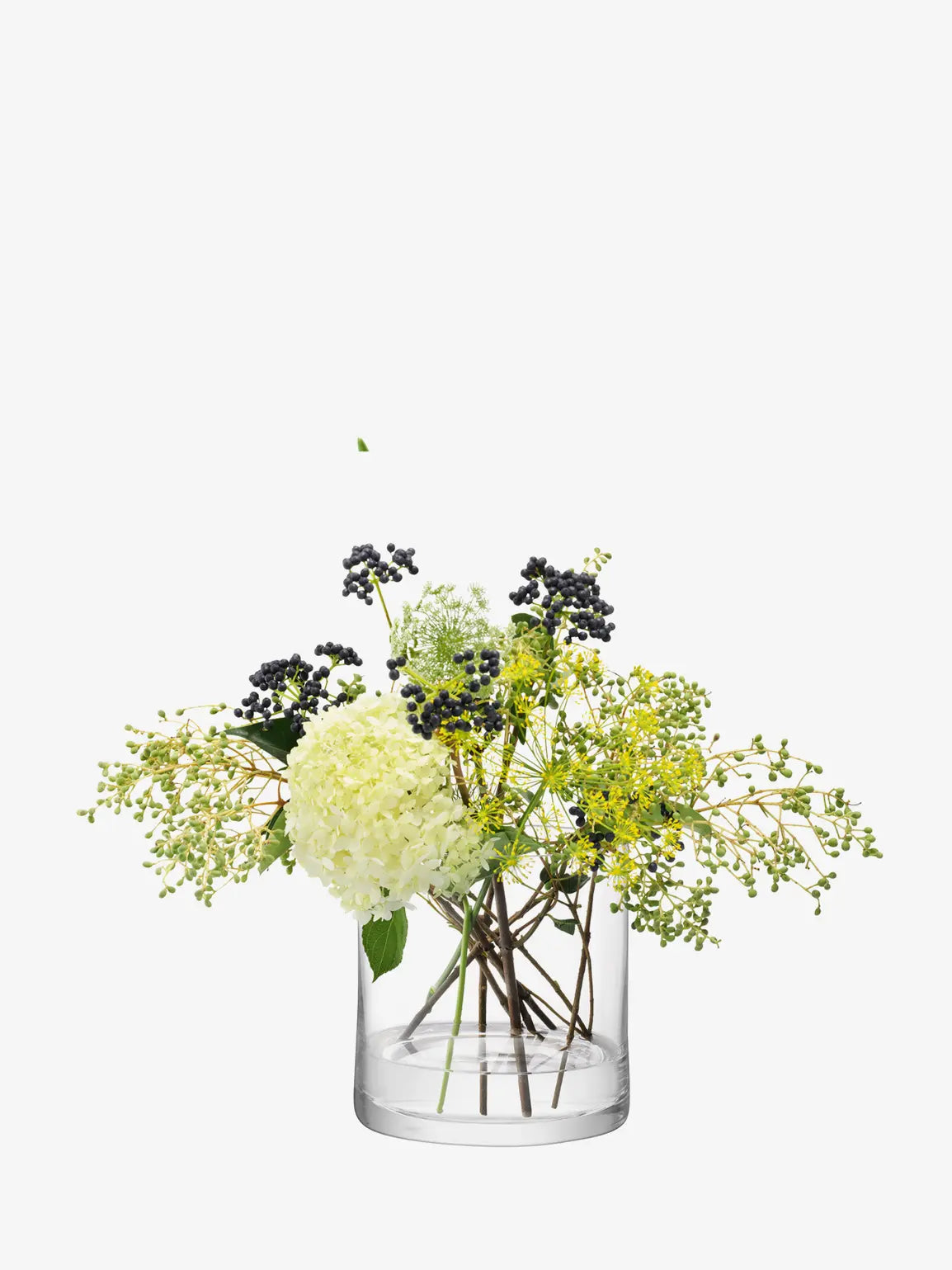 Column Vase/Candleholder Clear