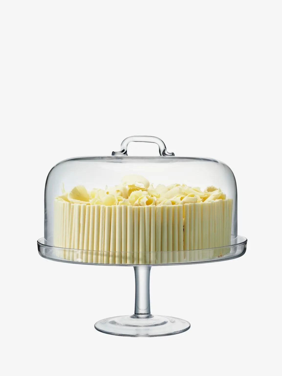 Serve Cakestand & Dome 34.5cm/32cm Clear