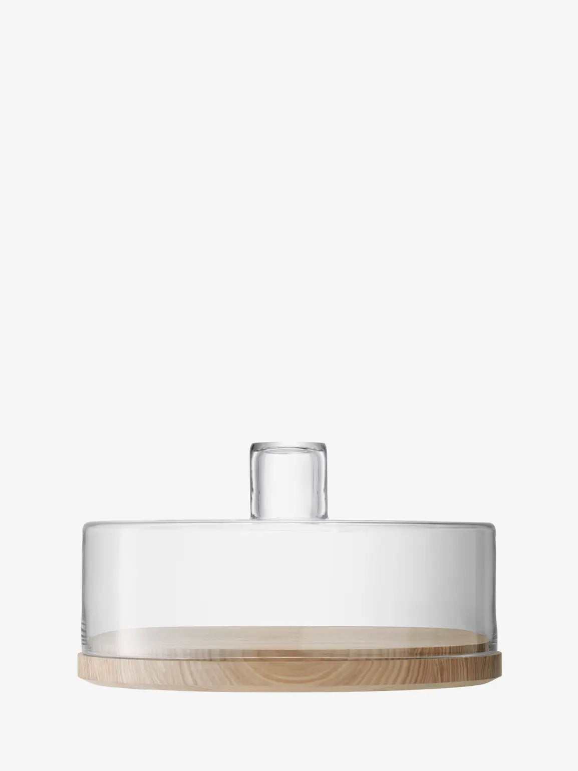 Lotta Cheese/Pastries Dome & Ash Base 32cm Clear