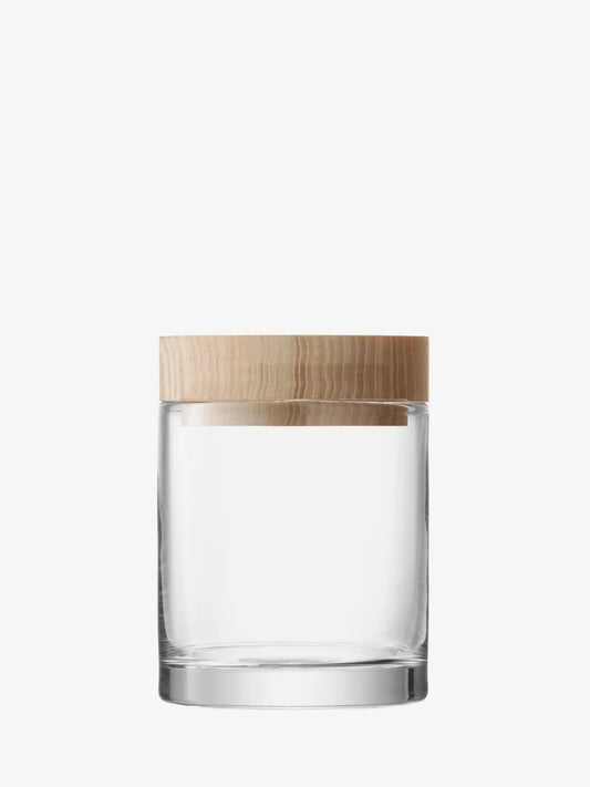Lotta Container & Ash Lid H14cm Clear