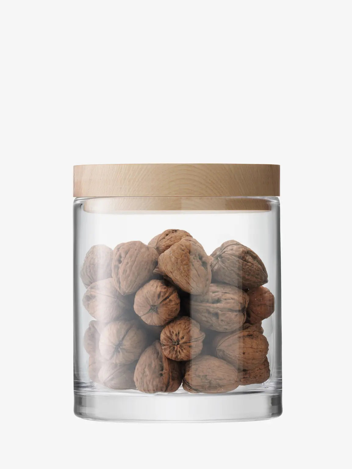 Lotta Container Clear & Ash Lid H19cm