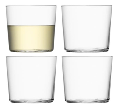 Gio Tumbler (low) 310ml Clear x 4