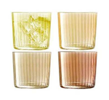 Gems Tumbler 310ml Assorted Amber x 4