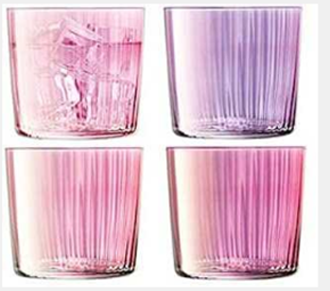Gems Tumbler 310ml Assorted Garnet x 4